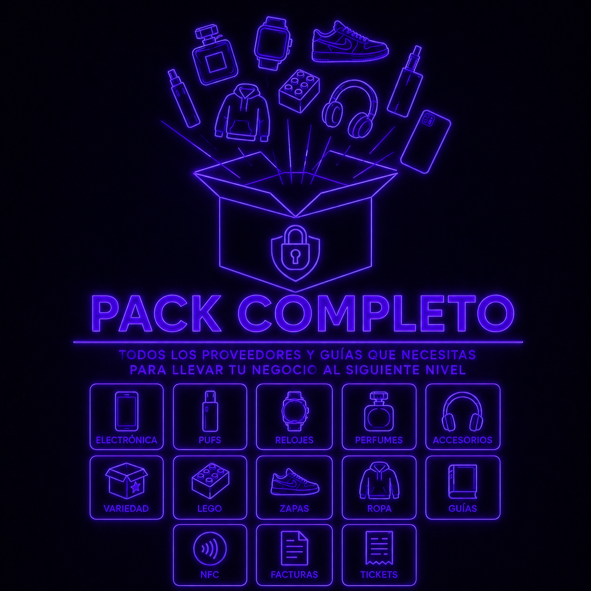 Pack Todos Los Proveedores+Guia Reventa +Facturas y Tickets+NFC
